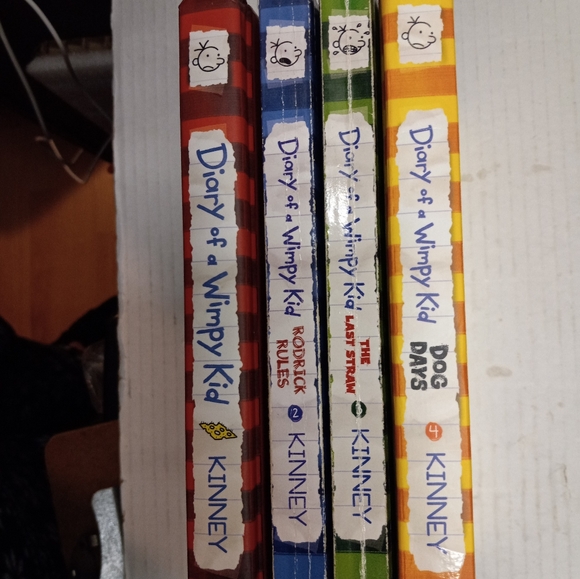 Diary Of A Wimpy Kid Books (1,2,3, & 4) by Jeff Kinney - Picture 2 of 8